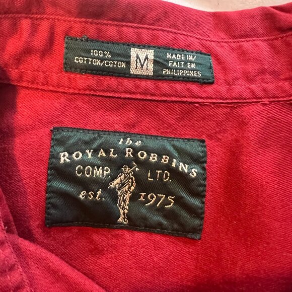 Vintage Red Royal Robbins Button Down Shirt - Picture 4 of 6